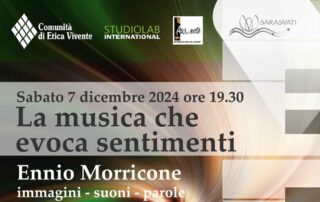 Concerto Morricone 7 Dicembre